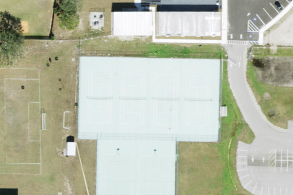 East Bay High School Tennis Court